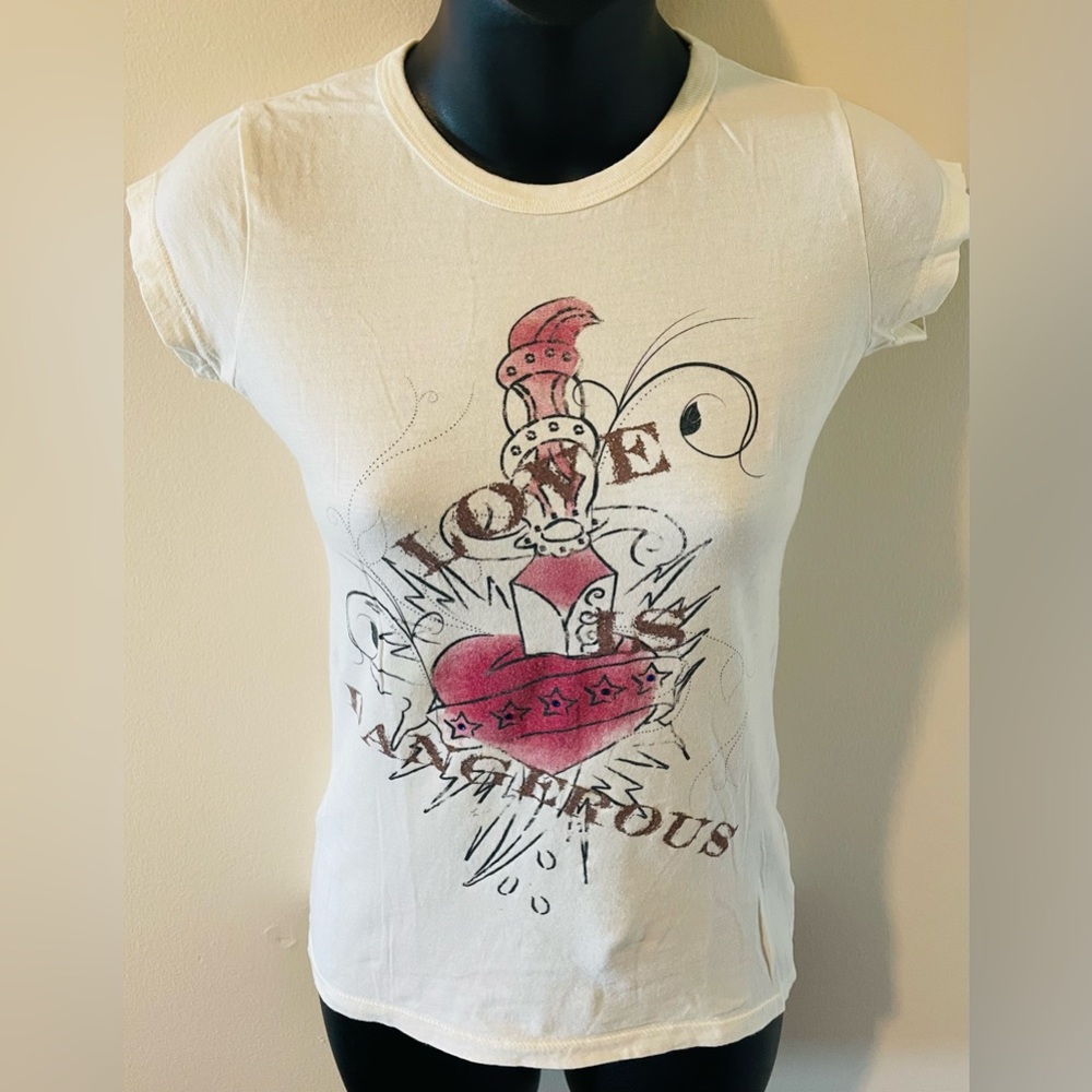 Love Dangerous White T-Shirt! ❤️🗡️